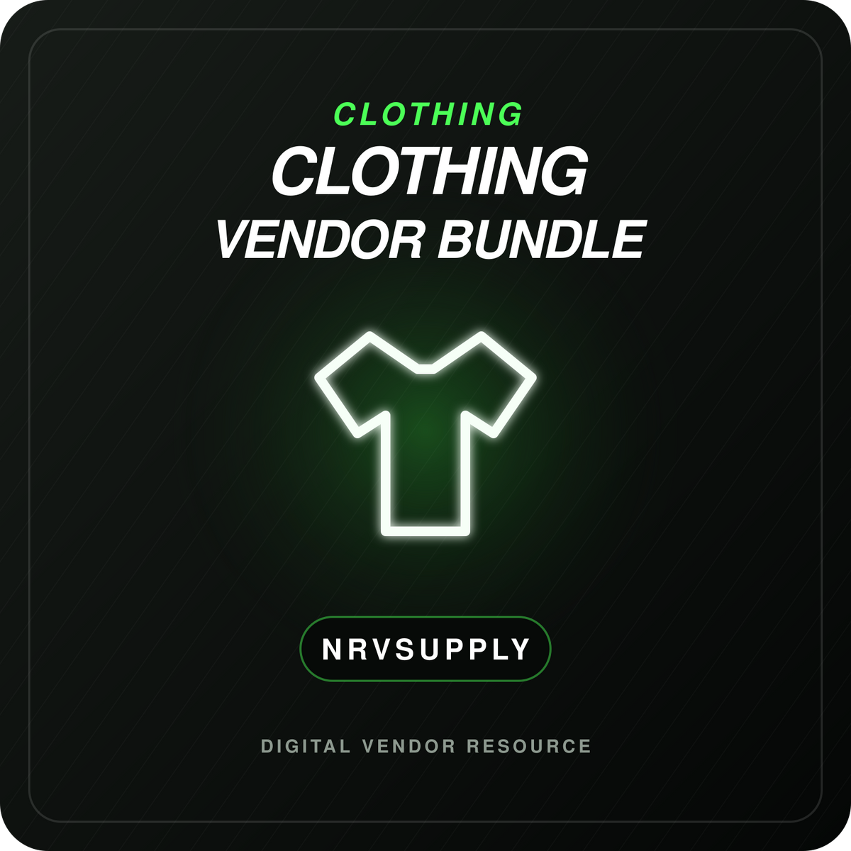 CLOTHING VENDOR