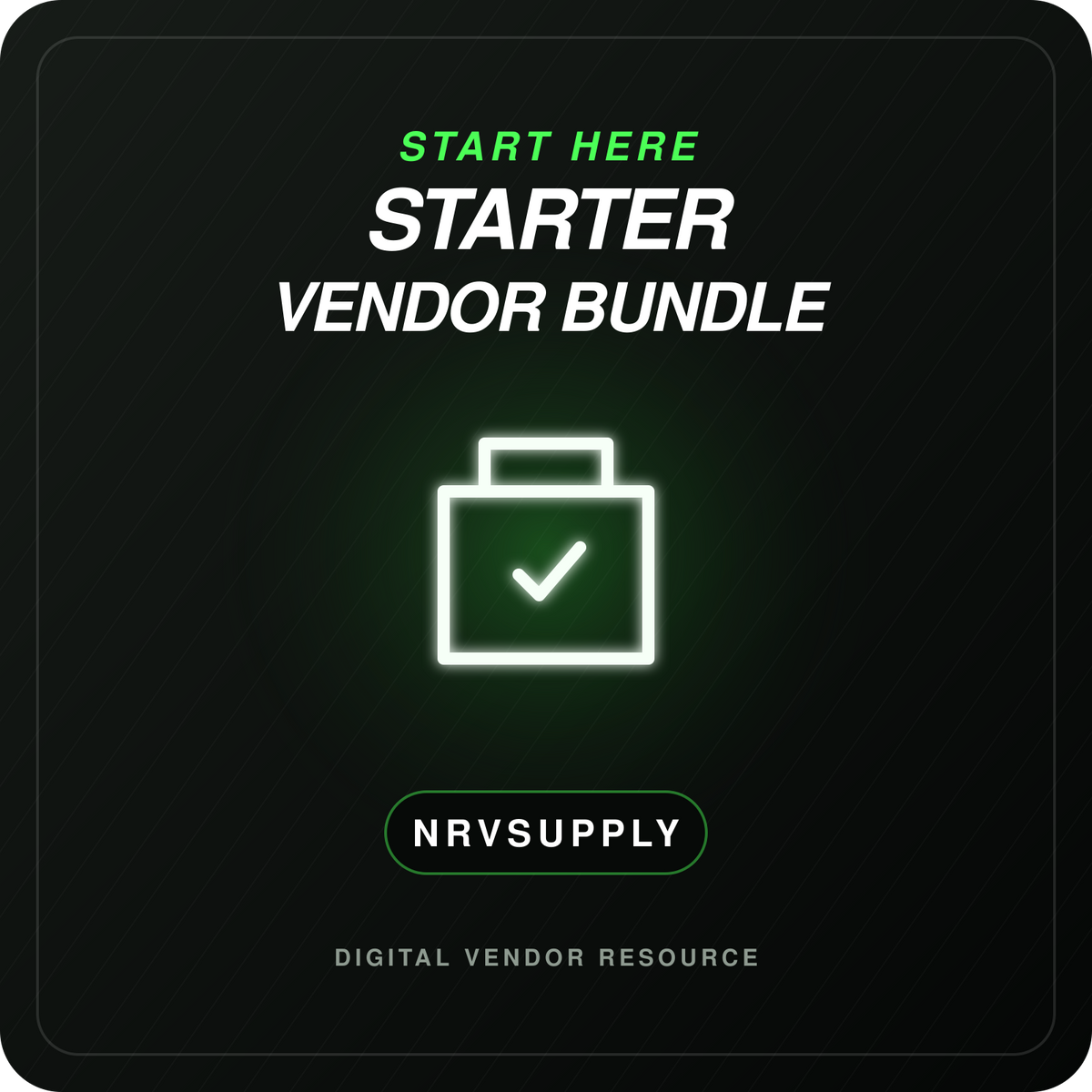 STARTER VENDOR BUNDLE