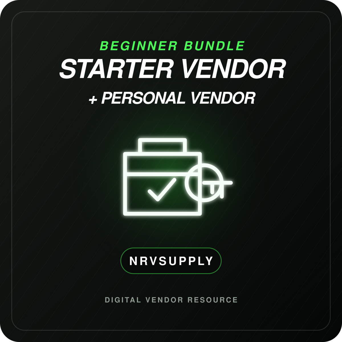 STARTER VENDOR+PERSONAL VENDOR